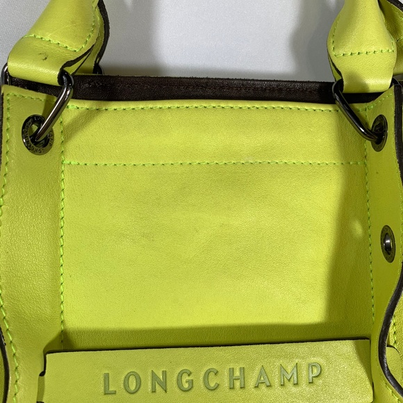 Longchamp 3D neon yellow tote bag - Picture 5 of 8